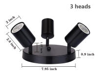 Lámpara De Techo LED Para Dormitorio Pasillo Tienda TOP Candelabro Repuesto Bombilla GU10 Luz De Punto Ajustable Iluminación - details 5