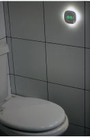 Lámpara LED Recargable Con Sensor De Movimiento Y Reloj Digital Para Dormitorio Cocina Escaleras Pasillo Armario - details 5