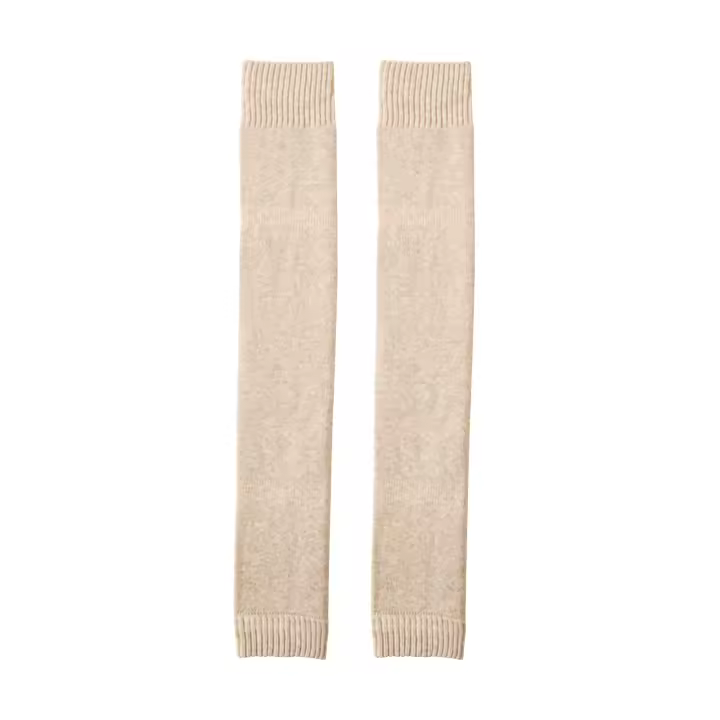 Calcetines Largos De Punto Para Mujer De Color Sólido Gruesos Para Otoño E Invierno Warmer Góticos Cosplays Calcetines De Botas - 1