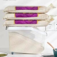 Caja De Almacenamiento De Arroz Grande Dispensador De Granos Jarra De Alimentos Secos Organizador De Cocina Contenedor De Alimentos Para Mascotas - details 1