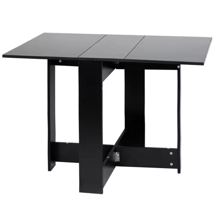Mesa de Comedor Plegable Cocina Salón Mesa Auxiliar con 2 Alas Abatibles Ahorra Espacio Diseño Moderno cuatro colores - 1