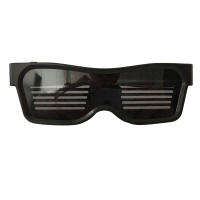 Gafas LED Personalizables BT Con Luz Colorida Para Fiesta Rave Music Festival Halloween Gafas De Luz DIY Mensaje Glow Toy - details 4