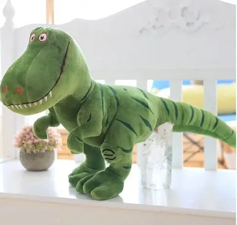 Muñeco De Peluche Dinosaurio Tyrannosaurus 40cm Cartoon Lindo Regalo De Cumpleaños Para Niños Y Niñas Relleno De Algodón PP - 1