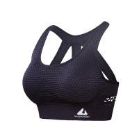 Sujetador Deportivo Grande Para Mujeres Sin Costilla Transpirable Antichoque Para Gimnasio Y Yoga Con Cojinetes En Color Rosa Rojo Blanco Negro Azul Marino - details 11