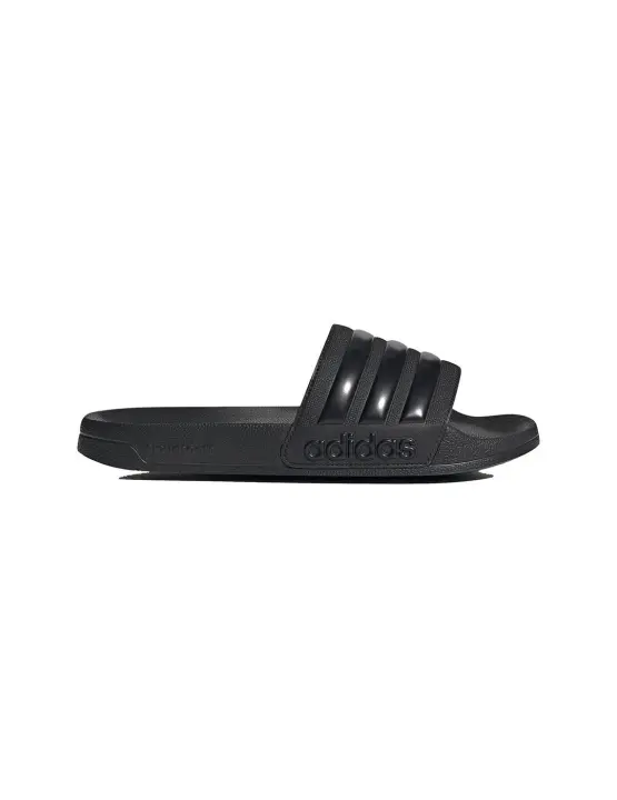 Adidas Chancla Adilette Negra Unisex con Banda Superior Sintética - 1