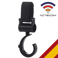 2x Ganchos Cochecito Carro Percha para Bebe Bolsas Carrito con Velcro Ganchos Carrito Bebé Engancha Bolsas DE LA, Bolso o Cambiador EN EL Manilar DE LA Sillita, Cochecito o Silla de Rueda - details 1
