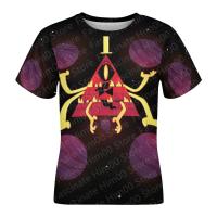 Camiseta De Terciopelo Con Diseño De Bill Cipher De Gravity Falls Para Niños Y Varones Moda De Calle Veraniega Manga Corta Ropa Para Padres E Hijos - details 5