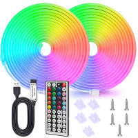 Luces Neón RGB FLEXIBLE Y Impermeables Para Decoración Interior De Hogar LED Para Dormitorio Cocina DC Certificación CE ROHS - details 13