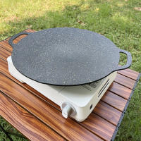 Sartén De Asado Al Aire Libre Antiadherente Para Barbacoa Y Camping Placa De Fritura Grill Pan Ecológica Para Estufa De Gas Y Inducción - details 9