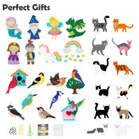 Kit De Costura De Piel De Manta Para Niños 8 Piezas Set De Manualidades DIY Animales Divertidos Con Instrucciones Para Niños De 3 a 12 Años - details 8