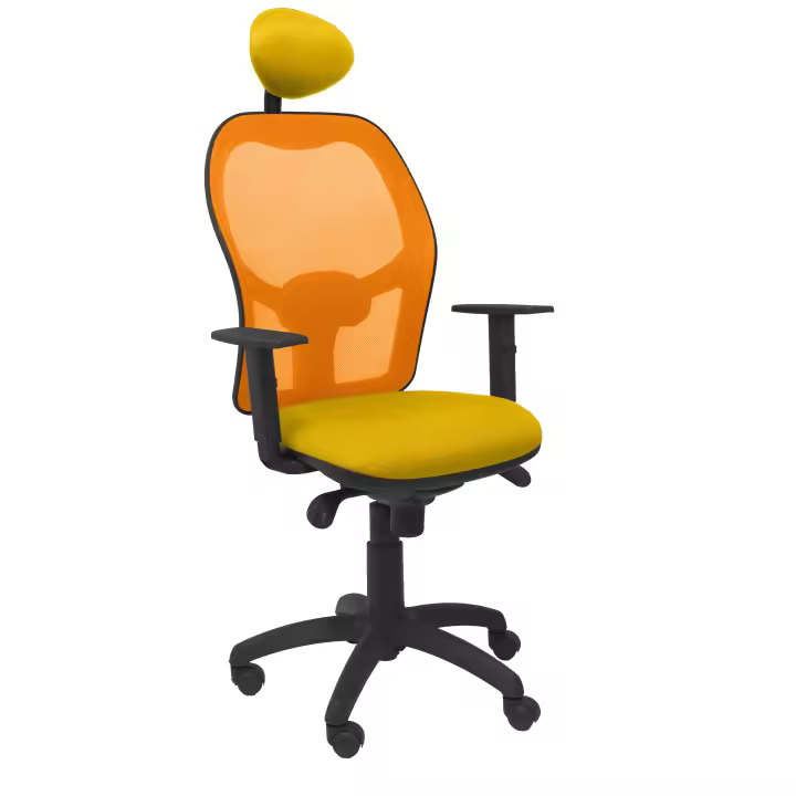 Silla Ergonómica Piqueras Y Crespo con Malla Transpirable y Cabecero Fijo - 1