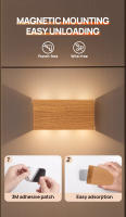 Lámpara De Pared LED Portátil 6W Recargable Con Sensor De Toque Y Luz Nocturna Para Dormitorio Y Escaleras Tres Colores - details 4