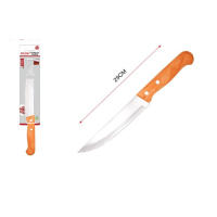 Cuchillo de chef de acero inoxidable, cuchillo de cocina profesional multiusos para cortar carne y verduras de 29cm de largo. - details 4