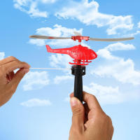 Helicóptero De Cable Para Niños Dragón De Bambú Juguete Volador Aleatorio Pequeño Avión De Juguete Material PVC Edad Recomendada 3-14 Años - details 6