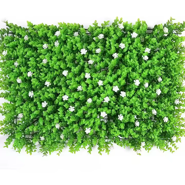 PandaHome Panel Seto Artificial Verde 40x60 cm – Césped Decorativo para Pared, Jardín, Balcón, Terraza, Valla, Interior y Exterior, Fondo para Eventos, Resistente a UV y Humedad, Fácil Instalación, Sin Mantenimiento - 1