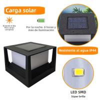 Lámpara De Valla LED Impermeable Con Panel Solar Para Jardín Y Calle Iluminación De Paisaje Solar Autónoma Capa Post Solar Nuevo - details 11