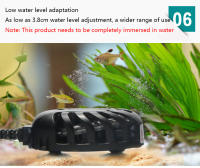 Pequeño Aquecimento De Acuario LED Con Pantalla Digital Nivel De Agua Bajo Para Tanque De Tortuga Automático Temperatura 17-34 Grados - details 10