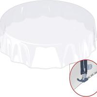 Mantel De Vinilo PVC Transparente 1PCS Protector De Mesa Impermeable Y Resistente Al Aceite Para Todas Las Formas De Mesa - details 0