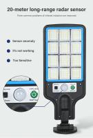 Luces Solares LED Para Calles Exteriores 1-4 Pack Lámpara Solar Impermeable Con Sensor De Movimiento Modos De Iluminación Para Seguridad En Jardín - details 12
