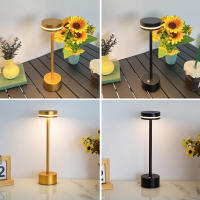 Lámpara De Mesa LED Ajustable Para Regalo Decoración De Hogar Y Camping Luz Nocturna Pequeña Con Material De Aluminio Y Batería Recargable - details 8