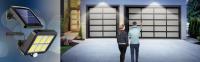 Luz Solar Exterior con Sensor de Movimiento 120 LED COB Impermeable IP65 Lámpara Solares con 5M de Cable, 3 Modos, 120º lluminación, Focos Solares Luces de Seguridad para Jardín Garaje / Sótano / Jardín / Patio - details 0