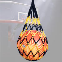Bolsa De Baloncesto De Malla Con Bolsillo Y Reforzamiento Grueso Largo Portátil Multifuncional Para Almacenamiento - details 17