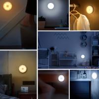 2pcs Luz De Noche Magnética Step Luz Recargable Por USB Con Sensor De Movimiento Inteligente 120° Amplio Rango De Sensación Cable De Carga Incluido - details 11