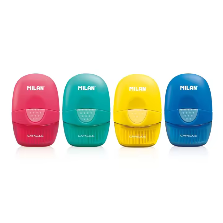 MILAN - Eraser & Brush, Combinación de Goma y Cepillo. Diseño CAPSULE - 1