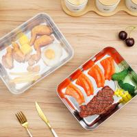 Caja De Almacenamiento De Alimentos Para Nevera Con Tapa De Plástico Acero Inoxidable Y Plástico Para Mariscos Frutas Verduras Caja De Picnic Moderna - details 20