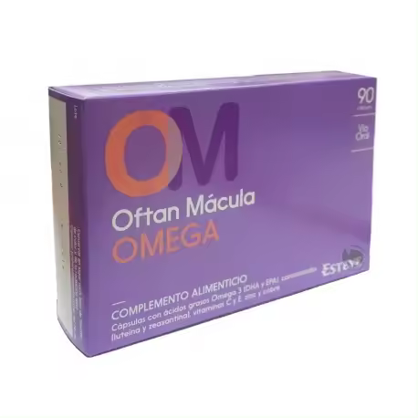 Esteve - Oftan Macula Omega 90 Cápsulas - Complemento Alimenticio - Antioxidante - Mantenimiento de la Visión - 1