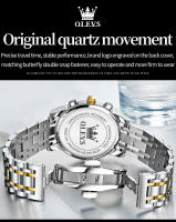 Reloj De Pulsera Multifuncional Para Hombre OLEVS Con Fase De La Luna Acero Inoxidable Resistente Al Agua Lujo Marca Reloj De Pulsera Masculino - details 7