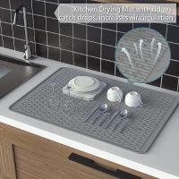 Mantel De Silicona Grande Para Estufa Multifuncional Con Drenaje Cubierta Protectora Para Inducción Resistente Al Calor - details 1