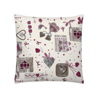 SABANALIA - Cuadrante decorativo modelo Love - medida 50 x 50 - Tejido Loneta 180 grs/m². - details 0