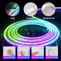Tira De Luces LED RGBIC USB Para Juegos Con Retroiluminación Y Sincronización De Música Bluetooth F Flexible Y Neón Para El Dormitorio - details 4