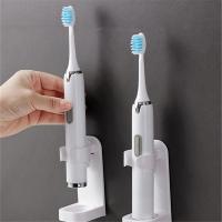Paquete de 2-cepillo de dientes titular de pared para cepillos de dientes eléctricos blanco - details 0