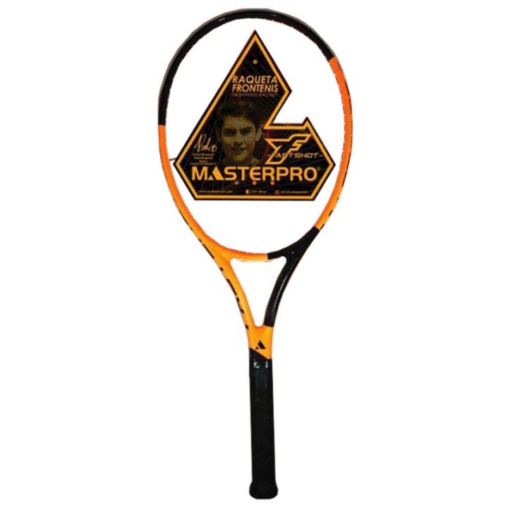 Raqueta de Frontenis Master Pro Fast Shot 4.0 SIN ENCORDAR en color Negro y Naranja-RFOMP594 MASTERPRO