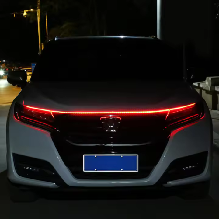 Tira De Luz LED Universal Para Motor De Coche 150cm 180cm 12V Impermeable Guía Para Luz Diurna DRL Decorativa Para Parachoques De Coche - 1