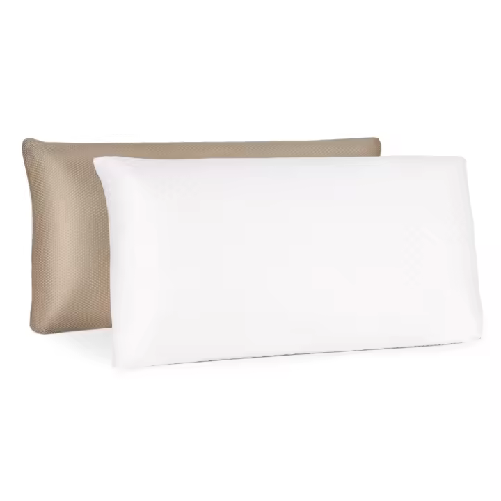 Almohada viscoelástica Aloe Vera Fresh 3D Ideal para Invierno y Verano. Suave y Relajante  Funda con Cremallera Lavable. - 1