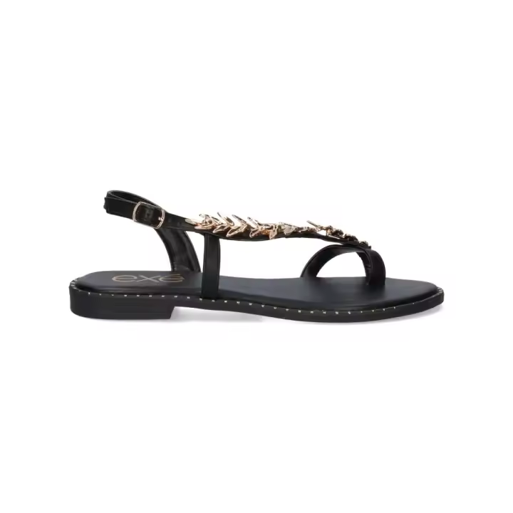 Sandalias planas de Mujer EXE P4015-9 BLK ESCLAVA ESPIGA BLACK 35806 25V - 1