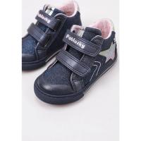 Botín Azul Bebé Niña Pablosky 974220 - Corte en Textil y Sintético - details 1