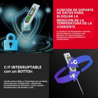 HABOTEST HT690 Termómetro Digital De Lectura Instantánea Para Carne Y Cocina Termómetro De Grilled BBQ Y Freído En Aceite - details 11