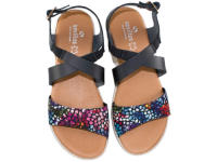 Sandalias Planas Mujer Color: Blanco y Negro Tallas: Marca: Sevillas Modelo: - details 4