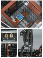 Bloques De Construcción De Barco De Perla Negra Juguete De Montaje Para Niños Regalo De Cumpleaños Y Navidad Ambush Warship De Pirates of Caribbean Compatible Con Lego - details 6
