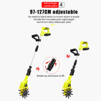 Cultivador eléctrico inalámbrico de 20V y 10 pulgadas, cultivador de jardín con batería de 2Ah y cargador rápido, para batería Makita - details 3