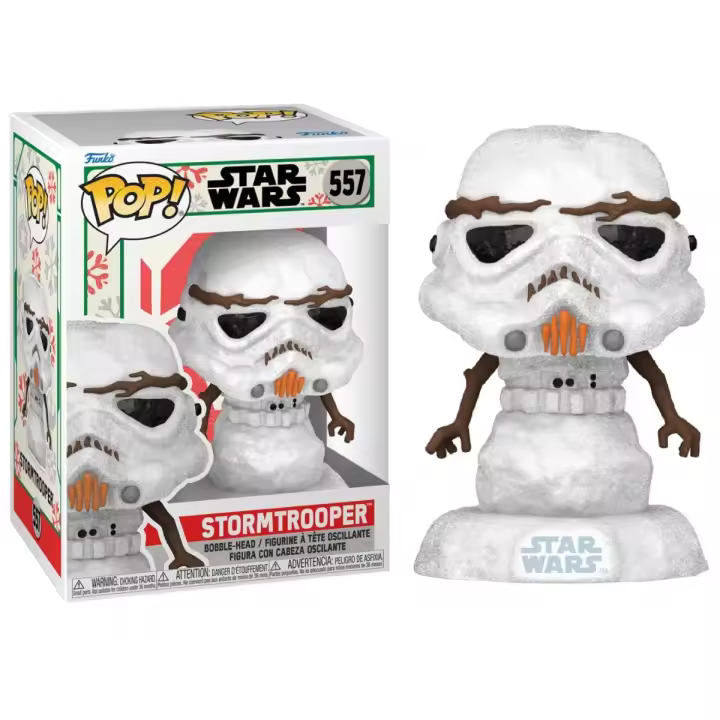 Funko Pop! Star Wars Holiday - Stormtrooper Muñeco de Nieve, 64338, Nº557 - 1