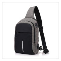 Bolsa De Hombro Pequeña Para Hombre Con Carga USB Impermeable Bolsa De Pecho Para Viaje Estilo Business Material Oxford - details 19