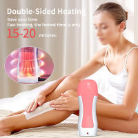 Kit De Cera Roll on Para Eliminación De Pelo LULAA Para Hombres Y Mujeres Calentador De Cera Portátil Y Suave Kit De Roll on Para Depilación - details 3