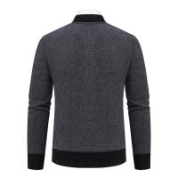 Cardigan De Punto Vintage Para Hombre Abotonado Casual De Otoño E Invierno Chaqueta De Suéter Con Cuello En V Y Mangas Completas - details 6
