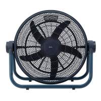 Ventilador industrial JATA JVCA3025 | Color Negro | 90W de potencia | 3 Velocidades | 5 Aspas - details 2