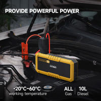 Arrancador de batería de coche multifuncional, bomba de aire de 26800mAh,GOOLOO GP4000 PRO Jump Starter, Power Bank de , Pico de 4000A, Salida de CC de 15V 10A, LED Blanco de 1W, Diesel de 10L - details 2